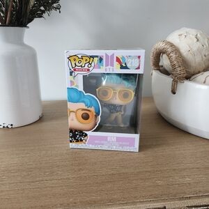 Funko Pop! BTS RM with Blue Hair and Yellow Glasses Dynamite